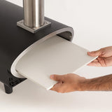 CREATE/PIZZA MAKER ADVANCE/Pellet-Ofen für Steinofenpizzen/Pizzen bis Ø30 cm, schnelles Aufheizen, Temperaturregelung, Temperatur bis 500ºC, Außeneinsatz, 53x36,8x58cm