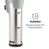 Klarstein Quickstick- Sous-Vide Garer, Präzisionskochtopf, Schongarer, 1300 Watt, Timerfunktion, 3D Circulating, 0-95 °C, LCD Touch-Display, wasserdicht, bis 20 Liter, flex, silber