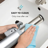 Klarstein Quickstick- Sous-Vide Garer, Präzisionskochtopf, Schongarer, 1300 Watt, Timerfunktion, 3D Circulating, 0-95 °C, LCD Touch-Display, wasserdicht, bis 20 Liter, flex, silber